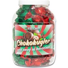 Diverse Chokokugler Hasselnød 6 Rød/grøn