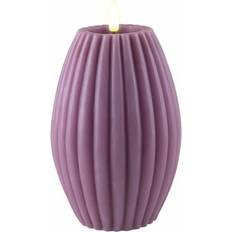 Deluxe Homeart Interior Details Deluxe Homeart gerillte kerze stearin 10x15cm LED-Licht