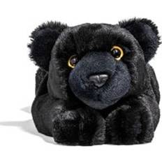 Fao Schwarz Toy Plush Lying Black Panther 15 Inch