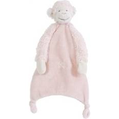 Roze Baby Nests & Dekens Happy Horse knuffeldoekje roze Aap Mickey