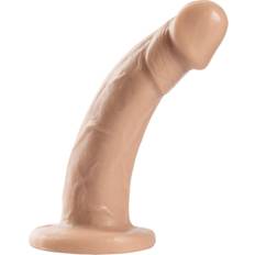 Mustang Dildo med Sugpropp 18 cm Nude Nude