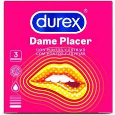 Rubber Condoms Durex Condoms Dame Placer 3 uds