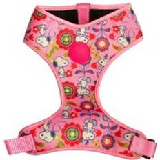 Snoopy Pink Flower Dog Harness Small