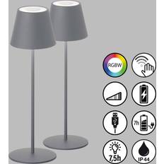 XXXlutz Cosenza Sand Grey Bordlampe