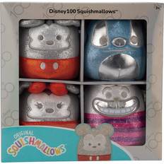 Disney Blister 4 peluches 100th Anniversary Squishmallows 12cm