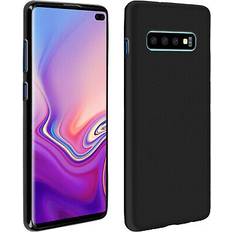 Samsung Galaxy S10+ Fundas de teléfono móvil Avizar Carcasa Samsung Galaxy S10 Plus Silicona Flexible- Negra Mate