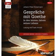 Literaturwissenschaft Hörbücher Gespräche mit Goethe in den letzten Jahren seines Lebens (Hörbuch, MP3, 2016)