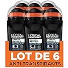 L'Oréal Paris Dam Deodoranter L'Oréal Paris Men Expert Carbon Protect Ice Fresh Roll-On Deodorant, 6