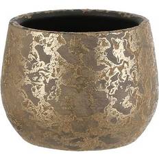 Mica Decorations Bloempot 16 x 13 cm Goudkleurig