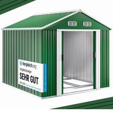 Shed Green Metal 10x8ft