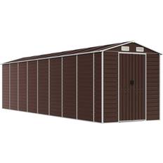 vidaXL Haveskur 191x555x198 galvaniseret brun (Areal )