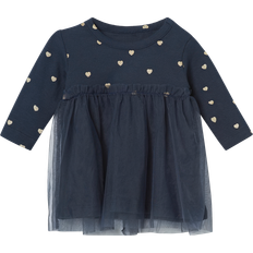 Bambino Vestiti Name It Abito Nbfnadja Zaffiro Scuro - Blu