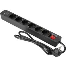 Forlængerledning 5m Eurolite 30240157 6-way 5m 2usb