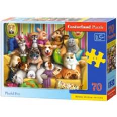 Castorland Puzzle Verspielte Haustiere 70 Teile (70Teile)