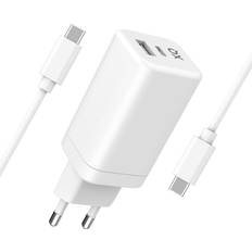 Xqisit Laddare Batterier & Laddbart Xqisit Laddare Wall Charger 65W GaN USB-C PD/USB-A