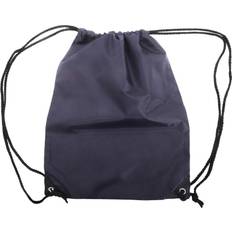 Nylon Gymsacks Shugon Stafford Plain Drawstring Tote Bag 13 Litres Navy One Size