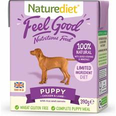 Naturediet Husdjur Naturediet Feel Good Puppy Kyckling & Lamm 390