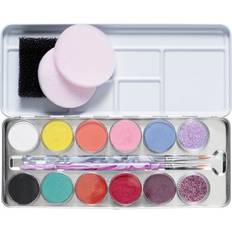 Kostüme Eulenspiegel 212264 Schminkpalette Sweet Unicorn, vegan, Einhorn, Schminkset, Kinderschminken, Karneval, Fasching