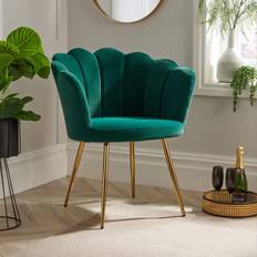 Green Armchairs Home Source Scallop Compact Armchair