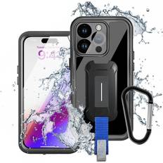 Waterproof Case iPhone 15 Pro Svart/transparent