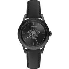Versace Black Steel Men's Watch ONE SIZE
