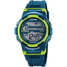 Calypso Wrist Watches Calypso pu youth k5808/3 digital wrist dark blue light green uk5808/3