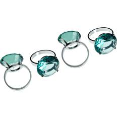 Best Napkin Rings Premier Housewares Teal Diamante Napkin Ring 4pcs