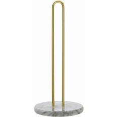 Marmo Portarotoli di Carta Premier Housewares Kitchen Roll Holder - White Marble / Brass Portarotolo di Carta