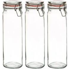 Orange Kitchen Containers Argon Tableware Glass Spaghetti Jars Kitchen Container