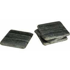 Mármol Posavasos Premier Housewares Square Coasters - Grey - Marble - Set of 4 Posavasos 4pcs