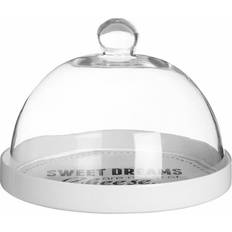 Vita Ostbricka Premier Housewares Pun Dome Cheesboard, glas Ostbricka