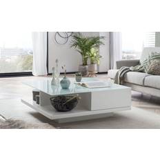 SalesFever Living Room White Coffee Table 100cm