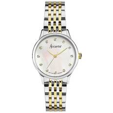 Accurist Watches Accurist Dress Gold Bracelet 28mm Analogue Watch, One Colour, One Colour