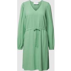 Lino Vestiti Selected Femme Vestito - Verde