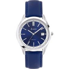 Accurist Watches Accurist Everyday Blue Leather 40mm
