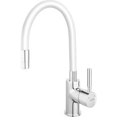 Ferro Zumba Robinet Mitigeur De Cuisine Bec Flexible Blanc Blanc