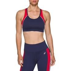 Asics Retro Tokyo Bra Grey/Red, Female, Tøj, Sports-bh, Løb, Grå/Rød