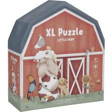 Eläimet Lattiapulmapelit Little Dutch Little Farm 42 Pieces