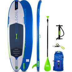 JoBe 2022 Leona 10'6 Inflatable Stand Up Paddle Board Package Paddle