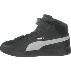 Fourrure Sneakers Puma Smash V2 Mid L Fur Ps - Black-whisper White, Unisex