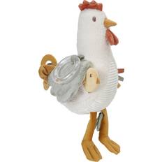 Tiere Aktivitätsspielzeuge Little Dutch Aktivitätsspielzeug FARM HUHN 25cm weiß