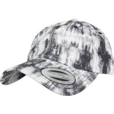 Leather Headgear Flexfit cap low profile tie dye cap grey