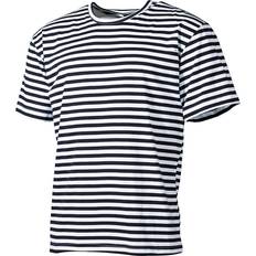 Stripes T-shirts Mil-Tec Herren T-shirt-11016000 T Shirt, Schwarz/Weiss