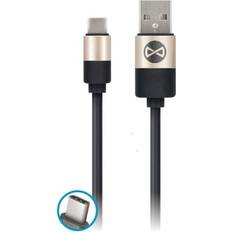 USB C 1 Meter Sort