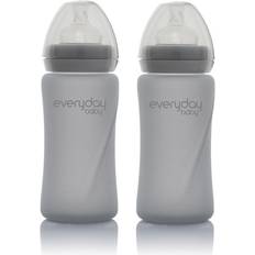 Everyday Baby Nappflaskor Everyday Baby Nappflaska Glas Healthy Kit Quiet Grey