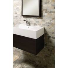 Wickes Silver Grey Travertine Brick Mosaic Tile 305