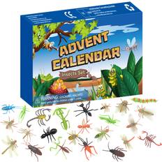 Advent Calendars XYLFLY Insects Christmas Blind Box Surprise Advent Calendar Anime