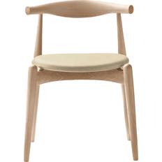 Stabelbare Køkkenstole Carl Hansen & Søn CH20 Elbow White/Oiled Oak Køkkenstol 73cm