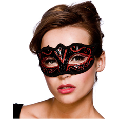 Rød Øjenmasker Kostumer Wicked Red Verona Eyemask