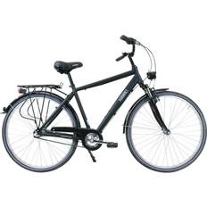 City Bikes Hawk Citytrek Premium Black 28 Zoll Nabenschaltung, Felgenbremse I Allrounder